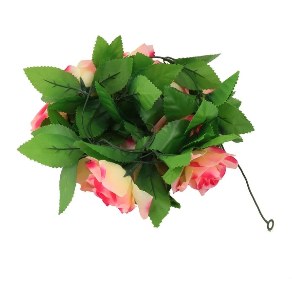 Wedding Plastic Hanging Decoration Artificial Emulational Flower Vine Fuchsia