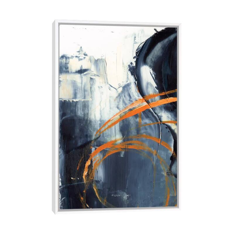 iCanvas "Orange Rind I" by Ethan Harper Framed Canvas Print - White - 26x18
