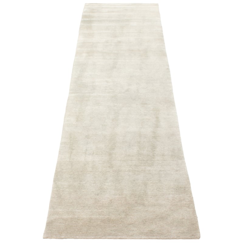 ECARPETGALLERY Hand-knotted Opulence Grey Wool Rug - 3'1 x 11'7