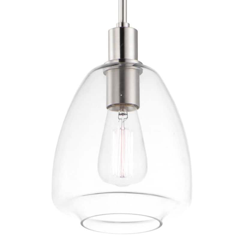 Maxim 11112CL Babylon 7" Wide Mini Pendant - Satin Nickel