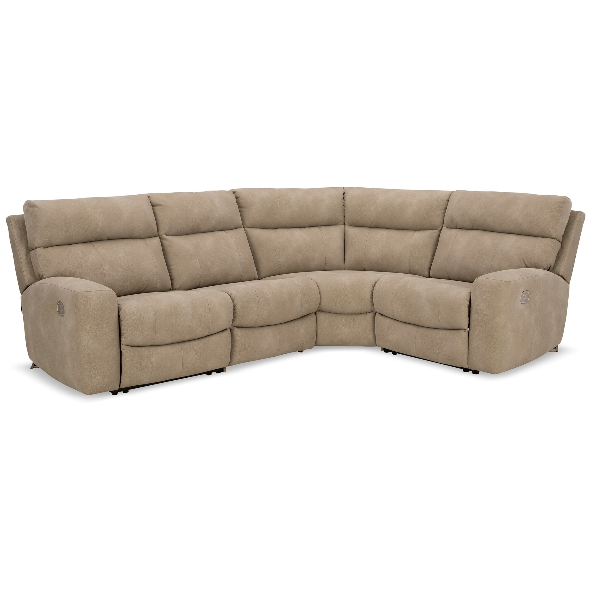 Signature Design by Ashley Next-Gen DuraPella 4-Piece Power Reclining Sectional - 105.5"W x 76.5"D x 42"H