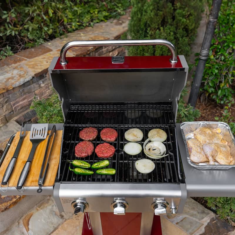 Kenmore 3-Pc Stainless Steel Grill Tool Set