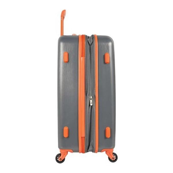 nautica orange suitcase
