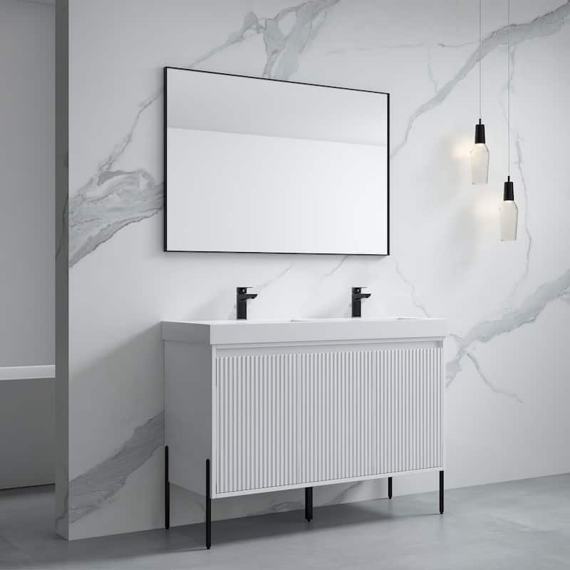 Ripple 48" Bathroom Vanity Kit (Assembly Required)