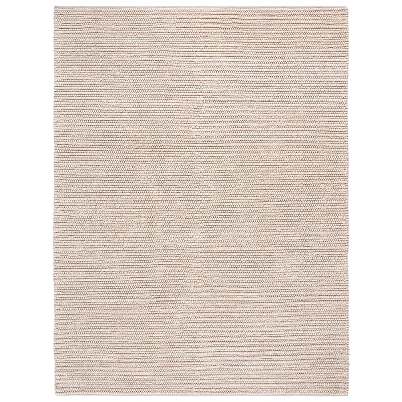 SAFAVIEH Handmade Natura Klodjana Wool Rug - 8' x 10' - Beige/Ivory