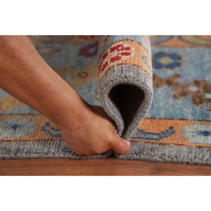 Floral Oushak Oriental Area Rug Handmade Wool Carpet - 8'9"x 11'9"