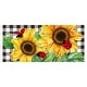 preview thumbnail 2 of 0, 22 in. x 10 in. Sunflower Ladybugs Sassafras Switch Mat