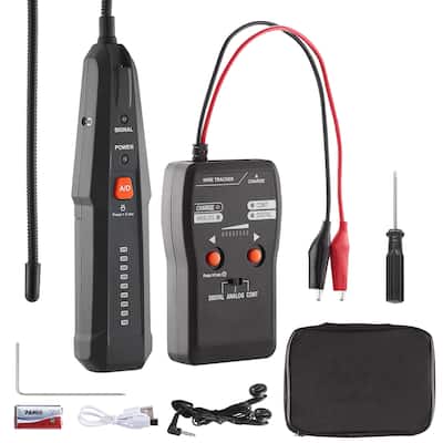 Subterranean Wire Locator, Earphone-Included Cable Tracer and Break Detector, Ideal for Locating Hidden Pet Fences