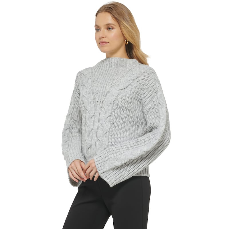 DKNY Oversized Cable Knit Sweater
