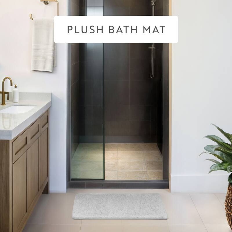 Becky Cameron Ultra Soft Plush 24"x 17" Bath Mat