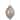 5.25" Rose Gold Retro Ombre Glass Christmas Drop Ornament