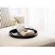 preview thumbnail 30 of 89, Kate and Laurel Lipton Round Decorative Tray with Metal Handles