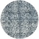 preview thumbnail 57 of 102, SAFAVIEH Handmade Abstract Isaltina Modern Wool Rug 6' Round - Black/Ivory - Round
