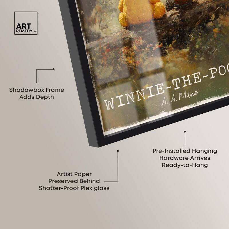 Classic Winnie the Pooh Shadowbox by Art Remedy