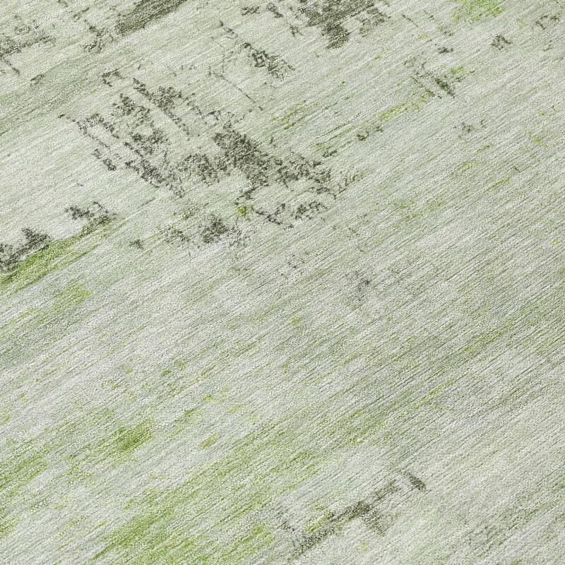 Machine Washable Indoor/Outdoor Abstract Allure Chantille Rug