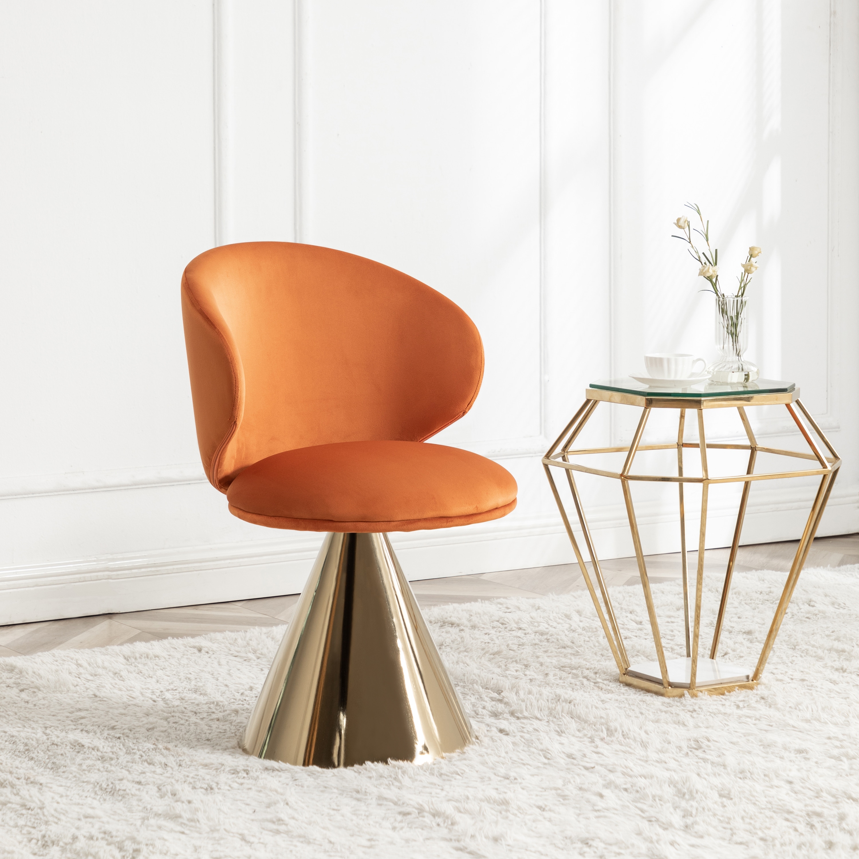 Art leon sales velvet chair