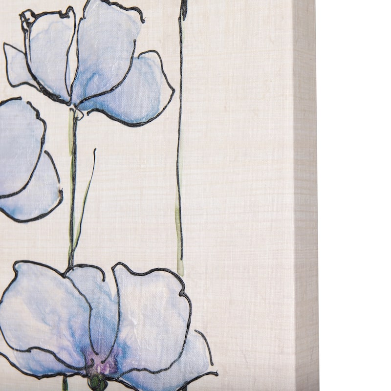 Meadow Flowers IV (20 x 40) Canvas Art Print