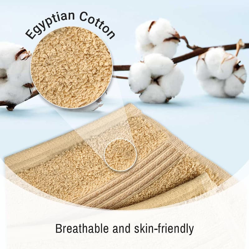 Superior Egyptian Cotton Soft Medium Weight Bath Sheet- (Set of 2)