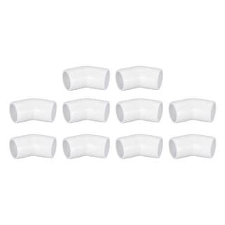 30 Pack 45 Degree PVC Elbow Fittings, 1/2 Inch PVC Pipe Fitting ...