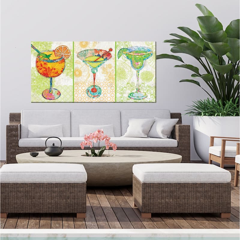 Cocktail Hour Outdoor Art 48x24