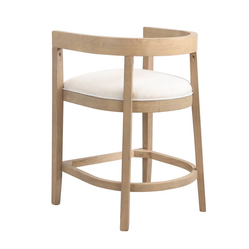 Timel Rubberwood Counter Stool (Set of 2) by Christopher Knight Home