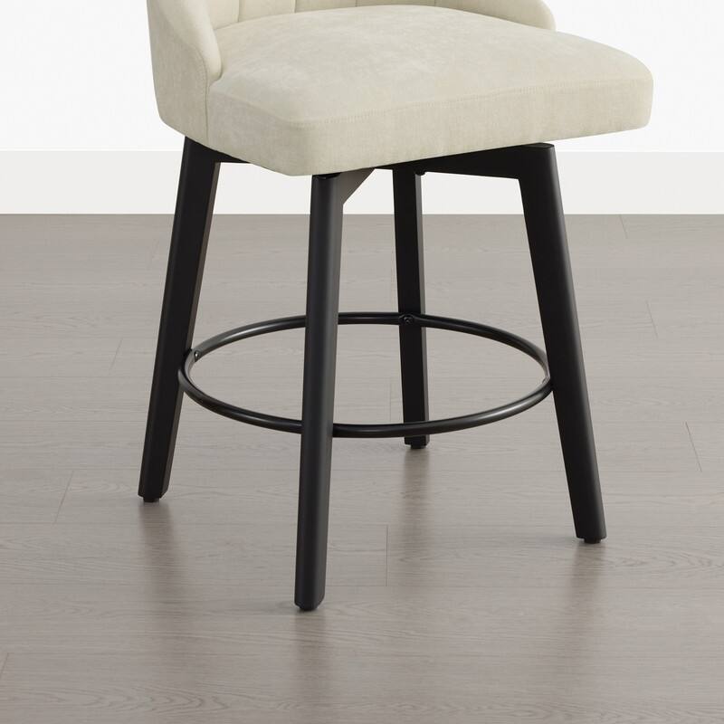 Spruce & Spring Modern Swivel Counter Height Bar Stool