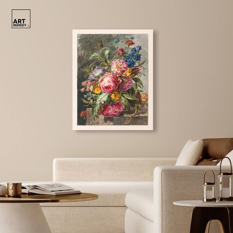 Stilleven Met Bloemen Canvas by Art Remedy, Gallery Wrapped