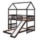 preview thumbnail 3 of 6, Delightful House Shaped Full Size Bed Frame - A Whimsical Touch - Kids' Bedroom Furniture
