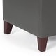 preview thumbnail 8 of 9, Adeco Faux Leather Tufted Lift Top Storage Ottoman Bench Footstool