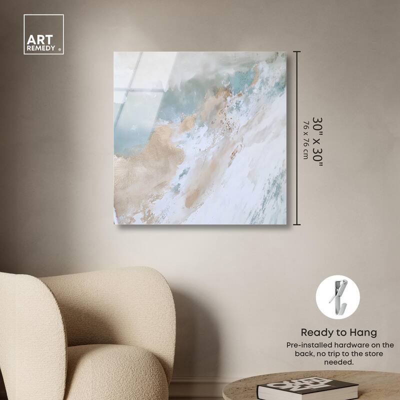 Sandy Mirage Acrylic by Art Remedy, Ready to Hang