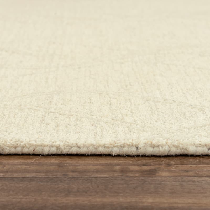 Alora Decor Wondrous Grey Hand-tufted Wool Rug