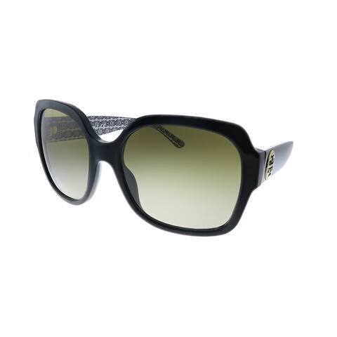 Tory Burch Gradient Womens Black Frame Grey Sunglasses
