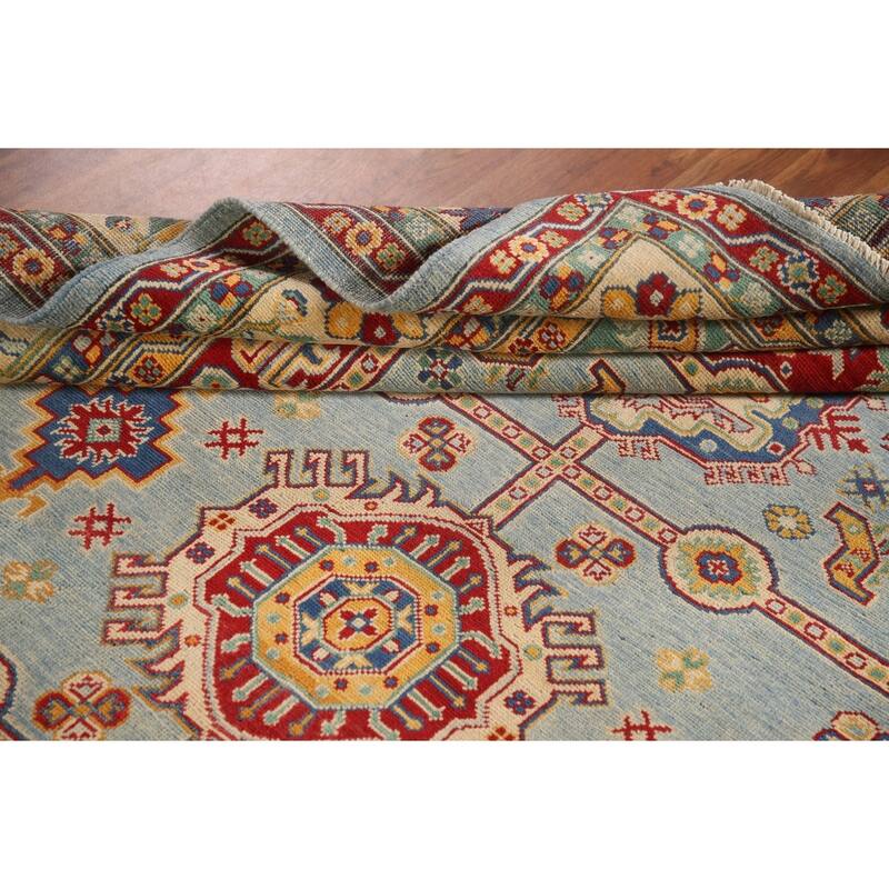 Kazak Oriental Area Rug Handmade Bedroom Wool Carpet - 6'9" x 9'9"
