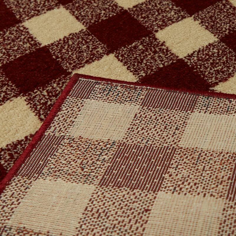 Rogers Gingham Area Rug