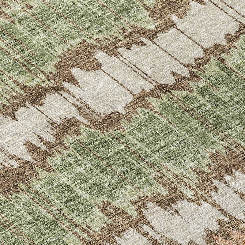 Machine Washable Indoor/ Outdoor Chantille Abstract Ombre Rug