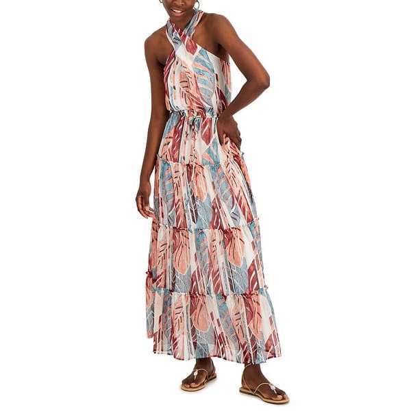 chinese dress ladies Women's Luxe Drawstring-Waist Maxi Dress – Online Warehouse Sale