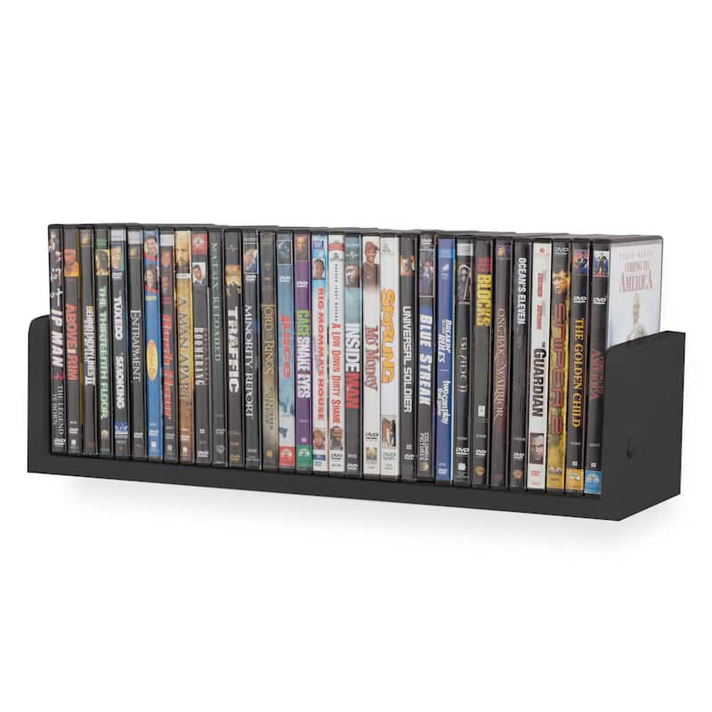 Rustic State Bookshelf Media Storage DVD Holder - Pack of 2