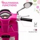 preview thumbnail 15 of 18, Kids Vespa Electric Motorcycle with Training Wheels