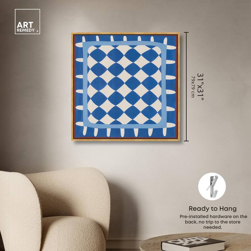 Framed in Color Canvas by Art Remedy