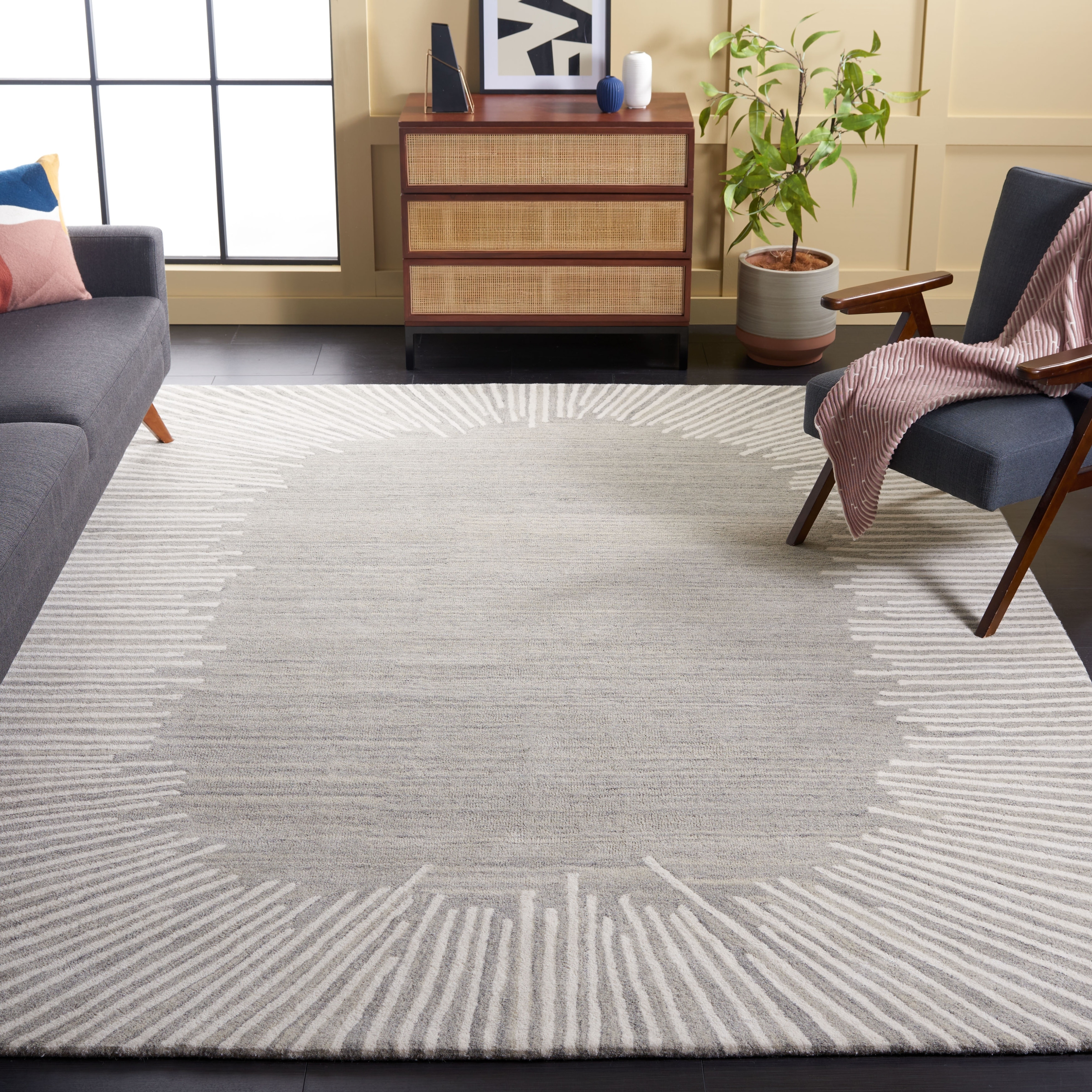 SAFAVIEH Handmade Fifth Avenue Corianna Modern New Zealand Wool