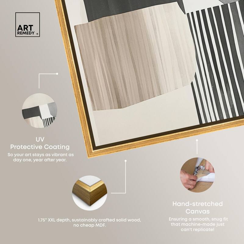 Floating Shapes II Canvas Set of 2 by Art Remedy