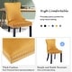 preview thumbnail 40 of 39, KATA Velvet Upholstered Wingback Dining Chairs Set of 2