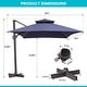 preview thumbnail 32 of 58, Pellebant 10 X 13 Feet Outdoor Cantilever Umbrella with Base