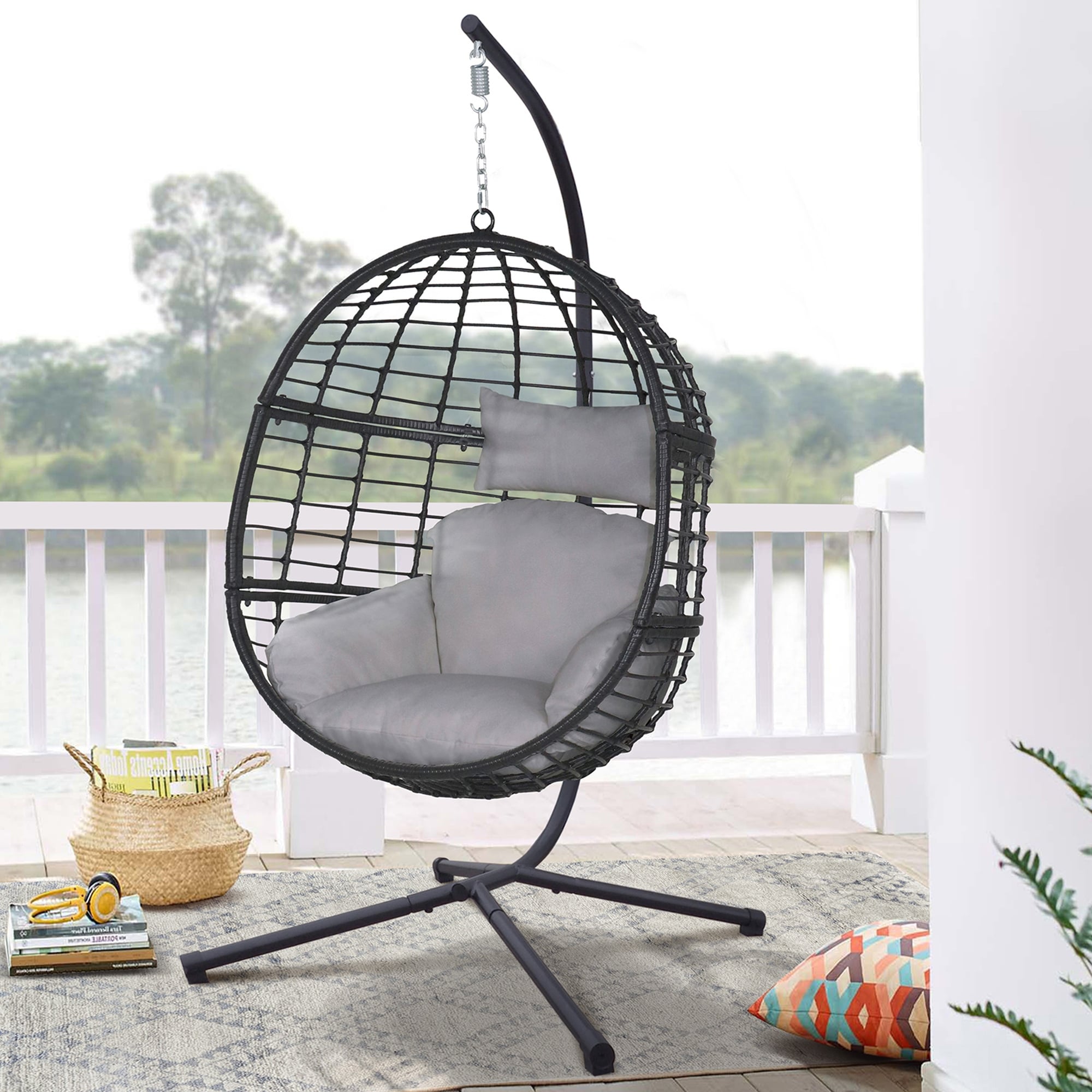 Egg shaped swing chair online