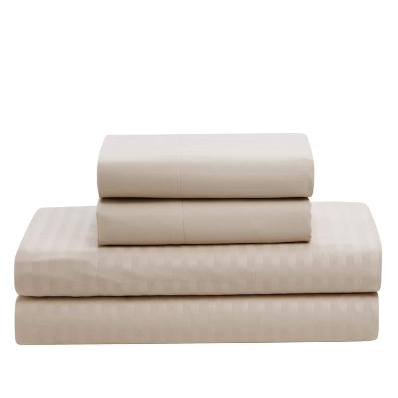 Soft Dobby 8-piece Striped Down Alternative Bed-in-a-Bag Set w/ Sheets