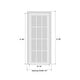 preview thumbnail 14 of 23, Interior Solid French Door / Mela 0755 Painted White / Single Regular Panel Frame Handle / Bathroom Bedroom Modern Doors