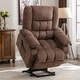 preview thumbnail 17 of 22, Oversized Power assist Lift Recliner Chair with Heat and Massage Brown