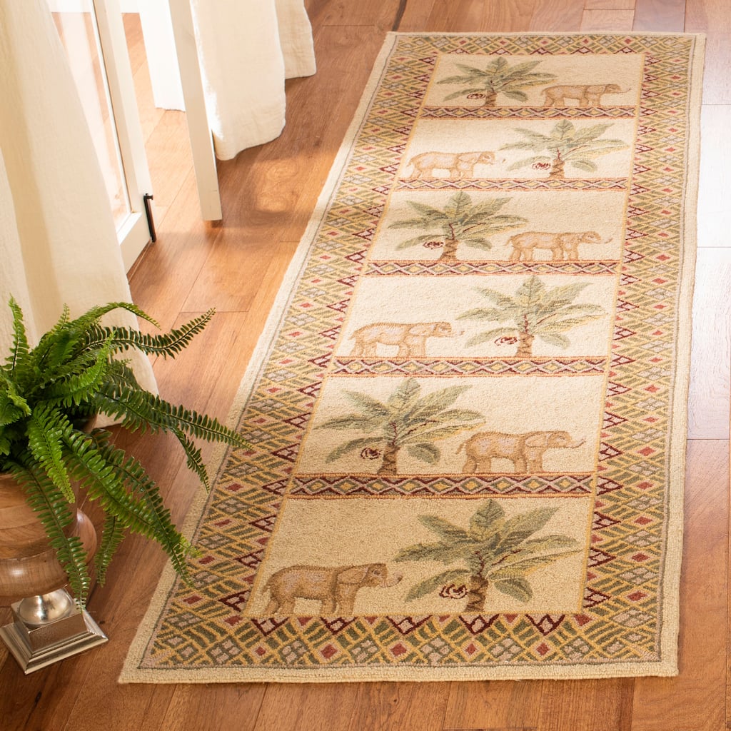 SAFAVIEH Handmade Chelsea Brielle French Country Wool Rug