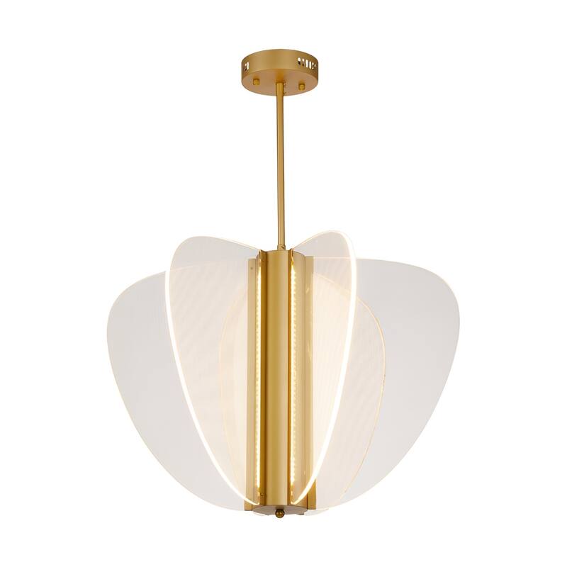 Acrylic LED Panel Butterfly Chandelier - High end Luxury Lamp