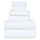 preview thumbnail 17 of 24, 6PC Towel Set - Cotton Bathroom Accessories with 2 Bath Towels, 2 Hand Towels, and 2 Washcloths by Windsor Home